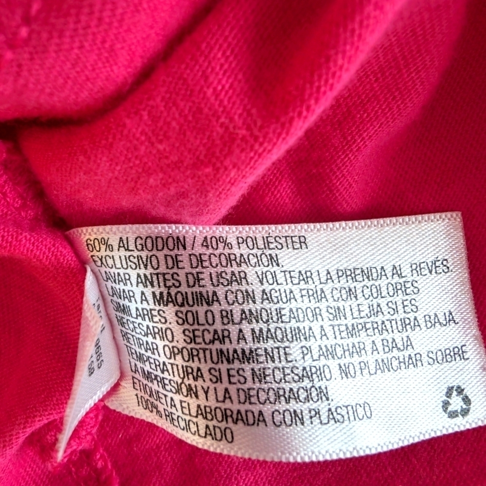 Cat & Jack Girls Celebrate Kids Pink Long Sleeve Shirt Size 5T - Picture 3 of 6